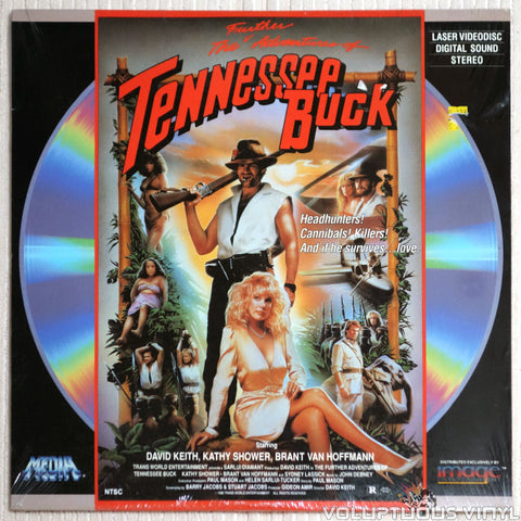 Further Adventures of Tennessee Buck - Laserdisc - Front Cover