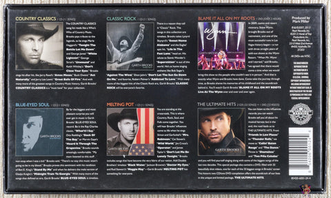 Garth Brooks ‎– Blame It All On My Roots: Five Decades Of Influences CD back cover