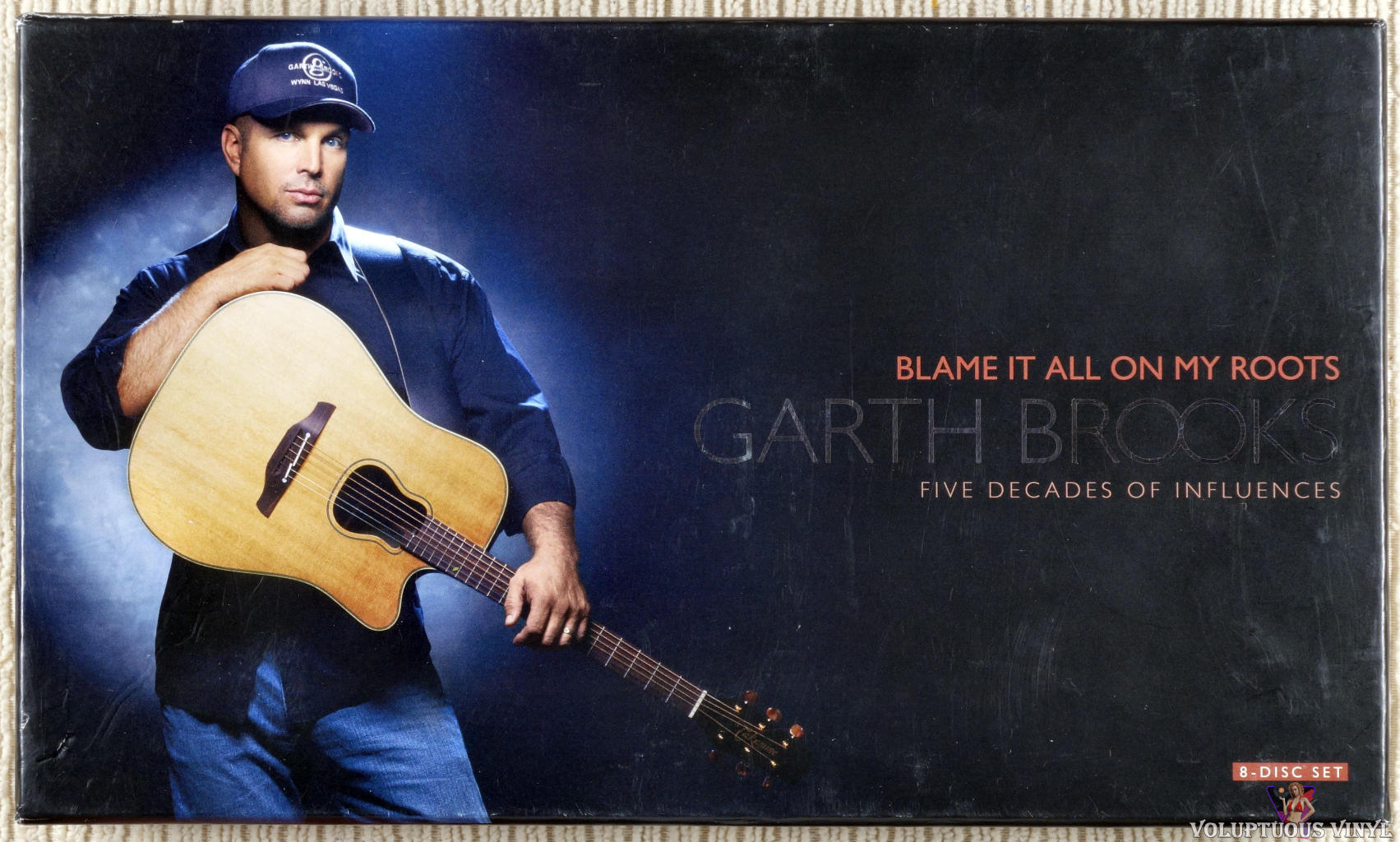 Garth Brooks ‎– Blame It All On My Roots: Five Decades Of Influences (2013)  6 × CD, HDCD, 2 x DVD, Compilation – Voluptuous Vinyl Records