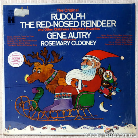 Gene Autry With Guest Star Rosemary Clooney ‎– Rudolph The Red-Nosed Reindeer vinyl record front cover