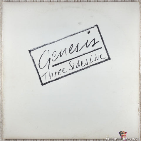 Genesis ‎– Three Sides Live vinyl record front cover