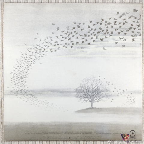 Genesis – Wind & Wuthering vinyl record back cover
