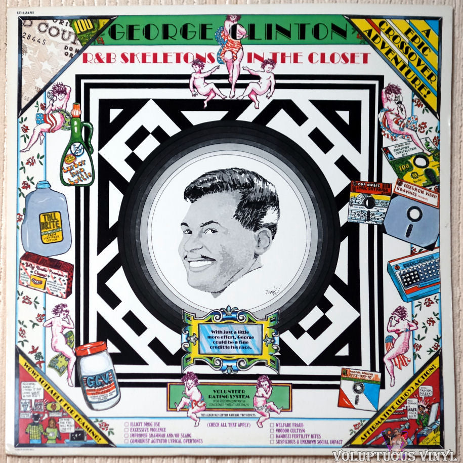 George Clinton ‎– R&B Skeletons In The Closet vinyl record front cover
