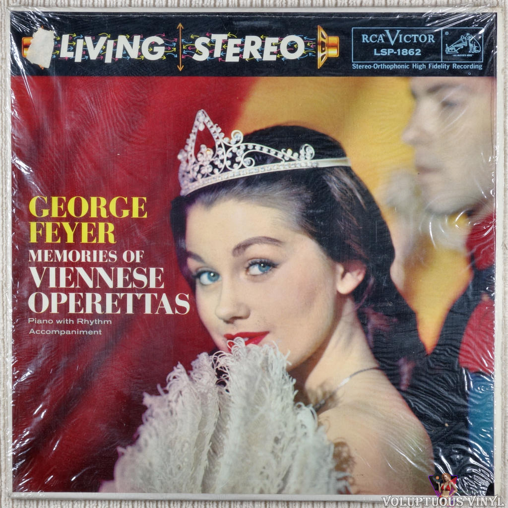George Feyer ‎– Memories Of Viennese Operettas vinyl record front cover
