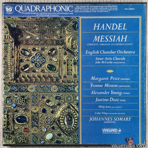 Georg Friedrich Händel, English Chamber Orchestra, Amor Artis Chorale – Handel Messiah Complete / Original Instrumentation vinyl record front cover