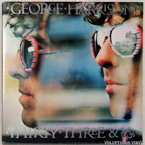 George Harrison ‎– Thirty Three & 1/3 vinyl record front cover