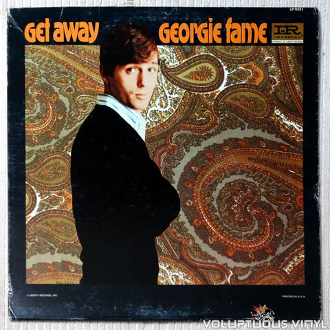 Georgie Fame ‎– Get Away - Vinyl Record - Front Cover
