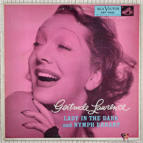 Gertrude Lawrence – Lady In The Dark And Nymph Errant vinyl record front cover