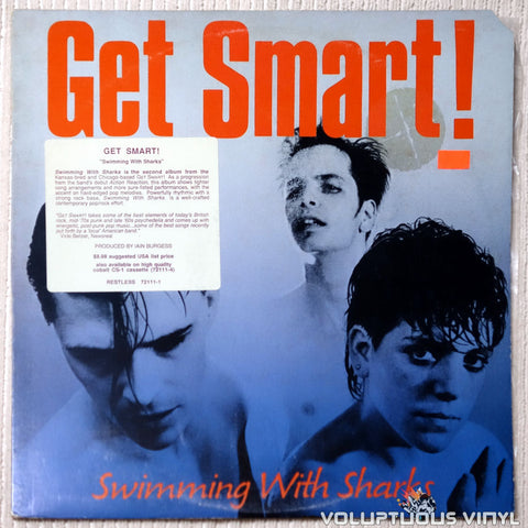 Get Smart! ‎– Swimming With Sharks - Vinyl Record - Front Cover