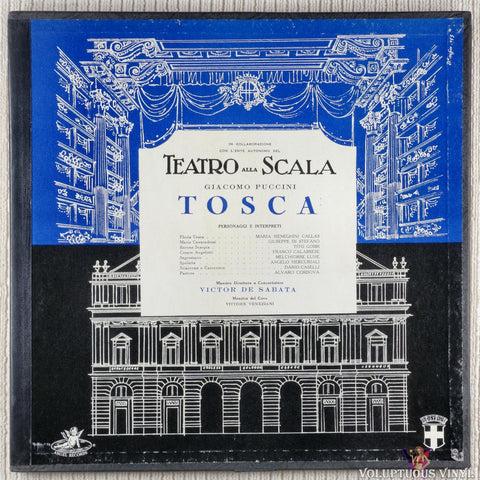 Giacomo Puccini, Maria Callas – Tosca vinyl record front cover