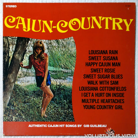 Gib Guilbeau ‎– Cajun Country vinyl record front cover
