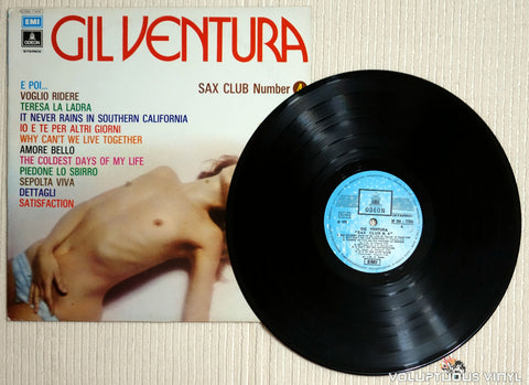 Gil Ventura ‎– Sax Club Number 4 - Vinyl Record Nude Cover