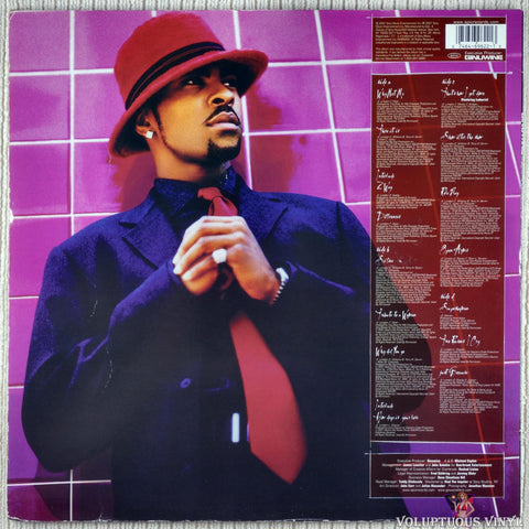Ginuwine ‎– The Life vinyl record back cover