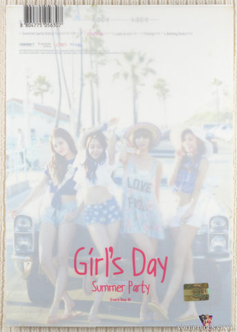 Girl's Day – Every Day IV: Summer Party CD back cover