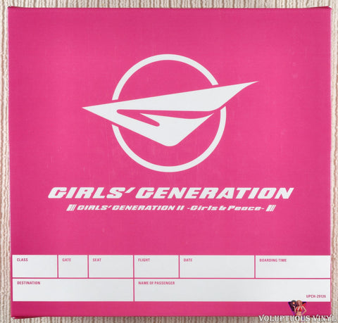 Girls' Generation – Girls' Generation II ~Girls & Peace~ CD/DVD deluxe box back