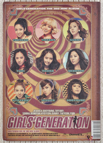 Girls' Generation – Hoot [훗] CD back cover