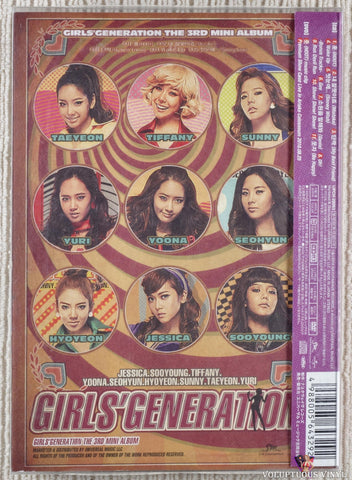 Girls' Generation – Hoot Deluxe CD/DVD back