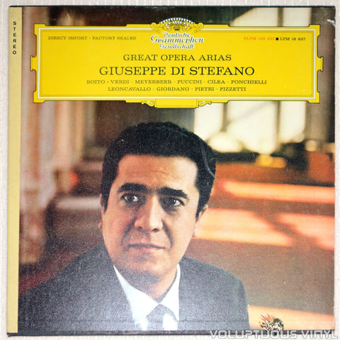 Giuseppe di Stefano - Great Opera Arias - Vinyl Record - Front Cover