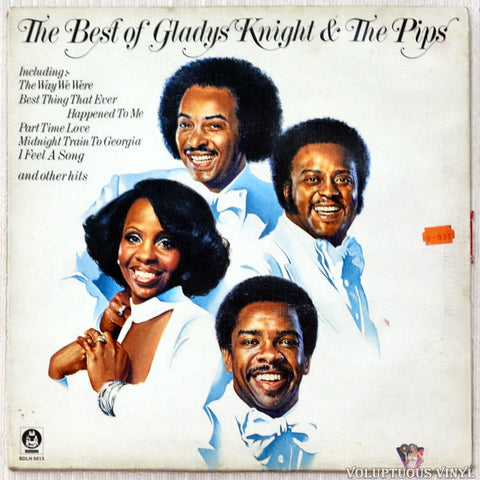 Gladys Knight & The Pips ‎– The Best Of Gladys Knight & The Pips vinyl record front cover