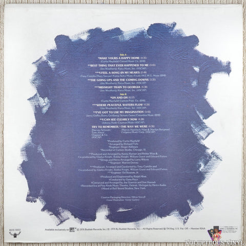 Gladys Knight & The Pips – The Best Of Gladys Knight & The Pips vinyl record back cover