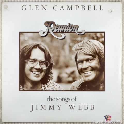 Glen Campbell – Reunion: The Songs Of Jimmy Webb vinyl record front cover