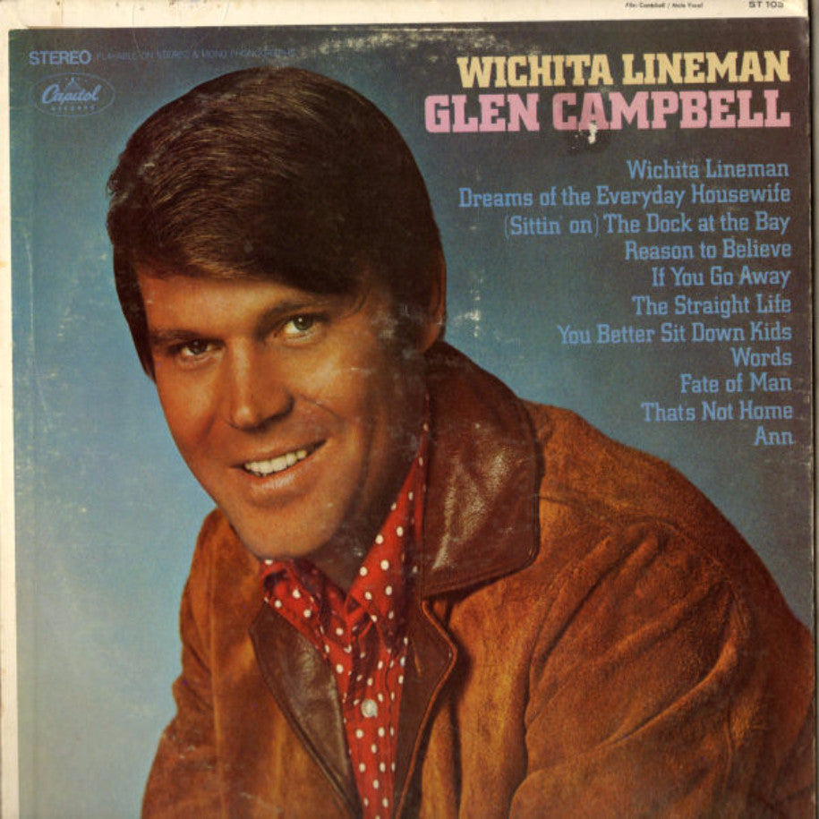 Glen Campbell ‎– Wichita Lineman - Vinyl Record - Front Cover