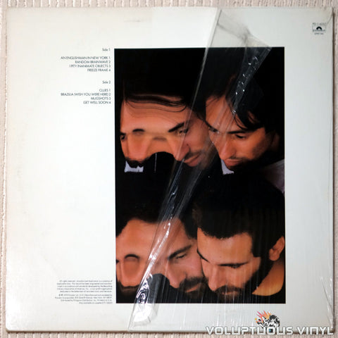 Godley & Creme ‎– Freeze Frame - Vinyl Record - Back Cover