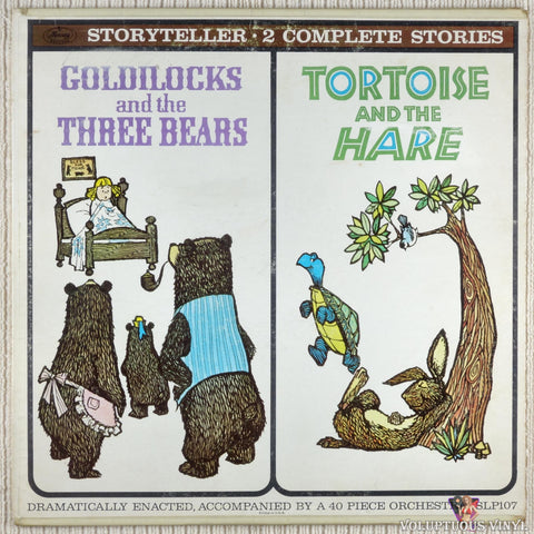 Unknown Artist ‎– Goldilocks And The Three Bears; Tortoise And The Hare vinyl record front cover