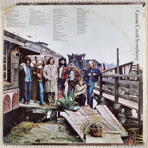 Goose Creek Symphony – "Do Your Thing But Don't Touch Mine" vinyl record back cover