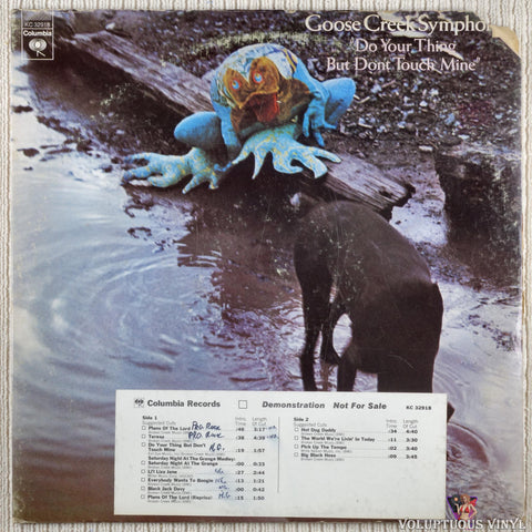 Goose Creek Symphony – "Do Your Thing But Don't Touch Mine" vinyl record front cover