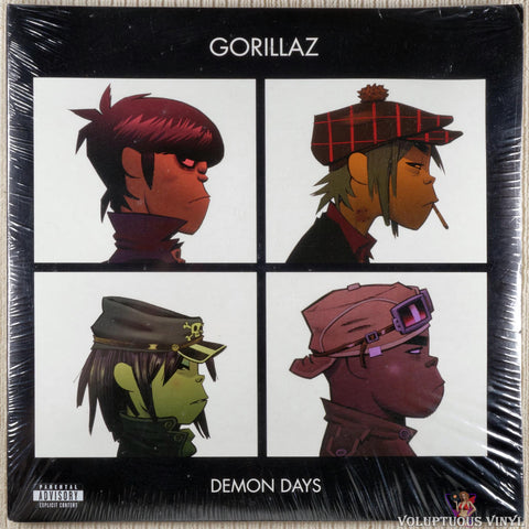 Gorillaz ‎– Demon Days vinyl record front cover