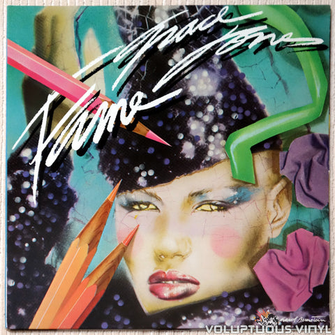 Grace Jones ‎– Fame vinyl record front cover