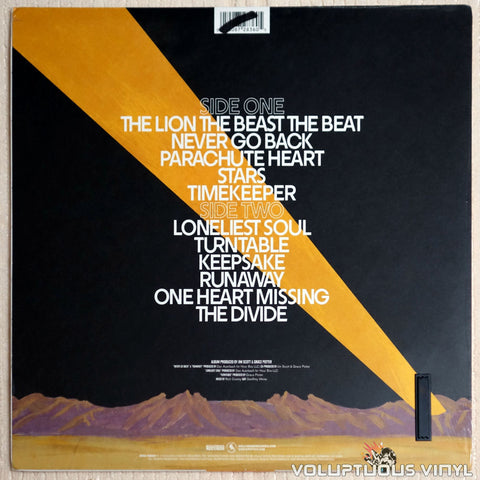  Grace Potter & The Nocturnals ‎– The Lion The Beast The Beat - Vinyl Record - Back Cover