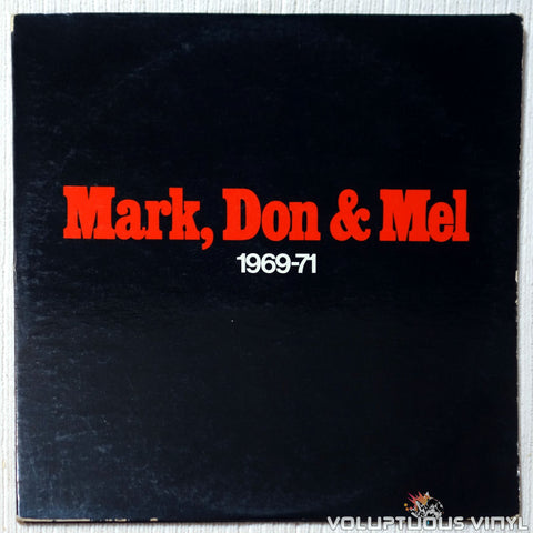 Grand Funk Railroad ‎– Mark, Don & Mel 1969-71 vinyl record front cover