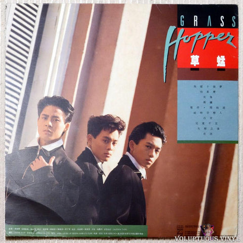 Grasshopper 草蜢 ‎– Grasshopper vinyl record back cover