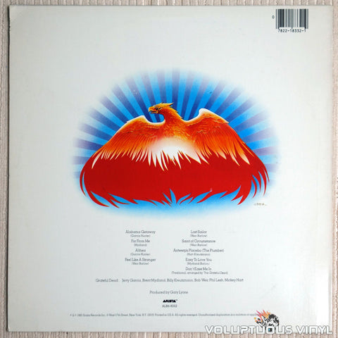 Grateful Dead ‎– Go To Heaven - Vinyl Record - Back Cover