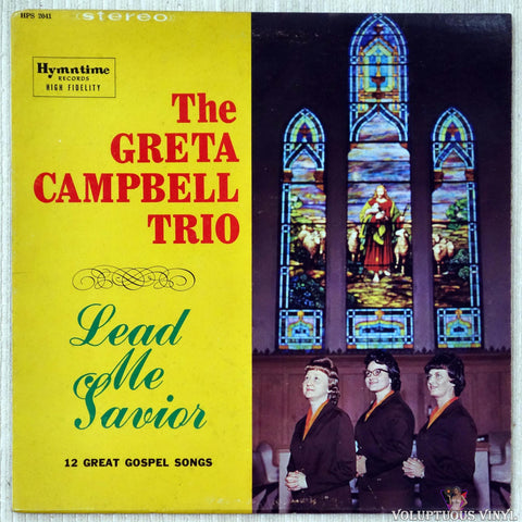 Greta Campbell Trio ‎– Lead Me Savior vinyl record front cover
