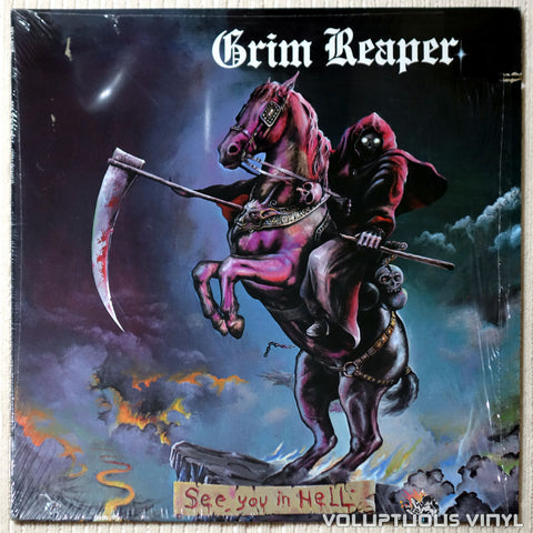 Grim Reaper ‎– See You In Hell - Vinyl Record - Front Cover