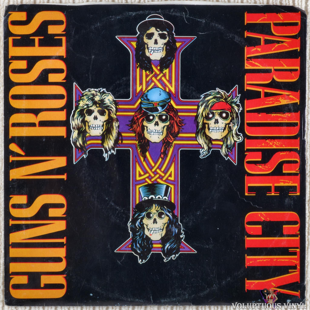 Guns N' Roses ‎– Paradise City vinyl record front cover
