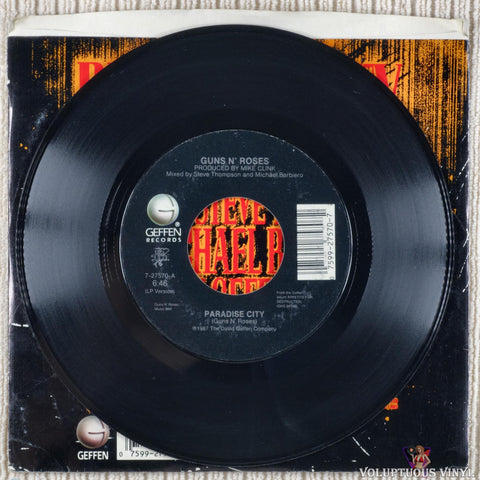 Guns N' Roses ‎– Paradise City vinyl record