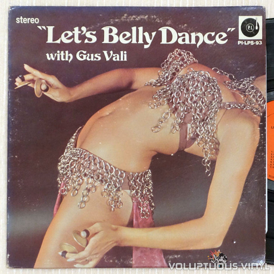 Gus Vali ‎– Let's Belly Dance vinyl record front cover