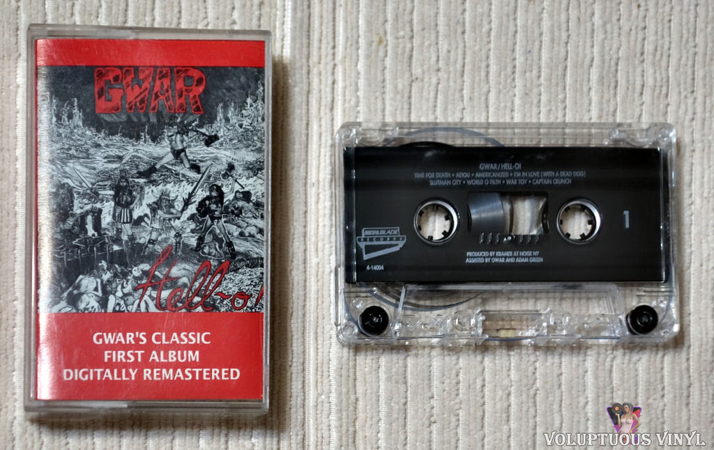 GWAR ‎– Hell-O! cassette tape