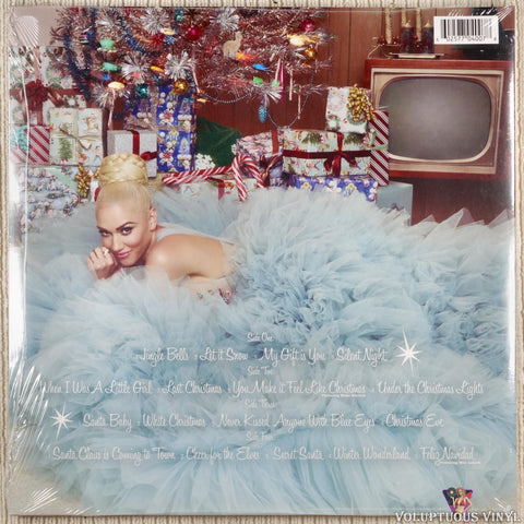 Gwen Stefani – You Make It Feel Like Christmas vinyl record back cover