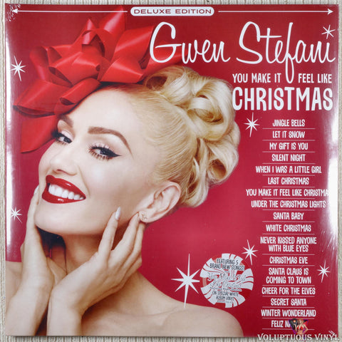 Gwen Stefani – You Make It Feel Like Christmas vinyl record front cover