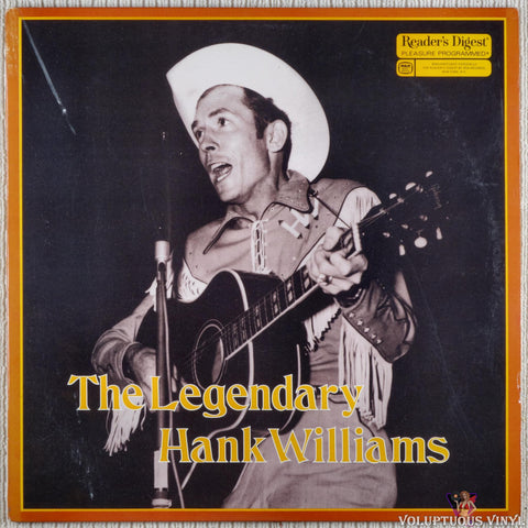 Hank Williams ‎– The Legendary Hank Williams vinyl record front cover