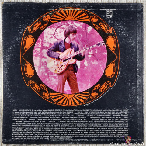 Harvey Mandel – Cristo Redentor vinyl record back cover