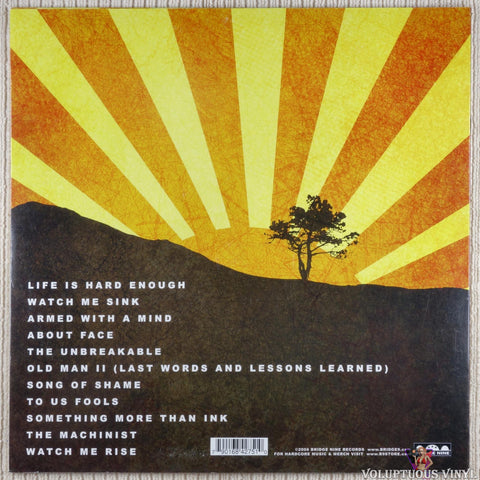 Have Heart ‎– The Things We Carry vinyl record back cover