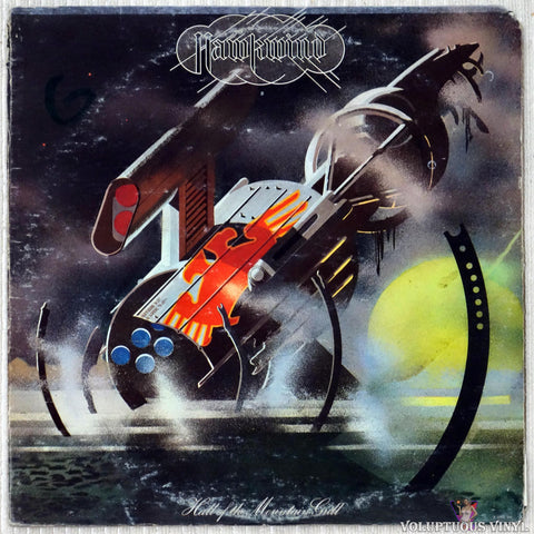Hawkwind ‎– Hall Of The Mountain Grill vinyl record front cover
