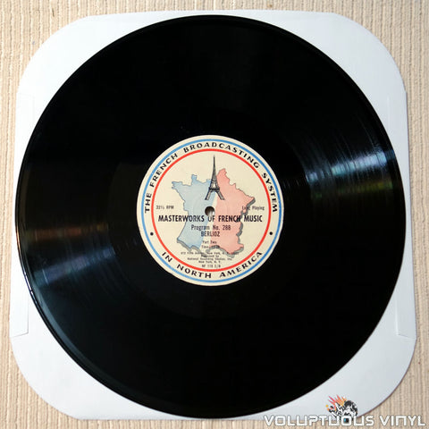 Hector Berlioz ‎– Masterworks Of French Music: Program 288 vinyl record