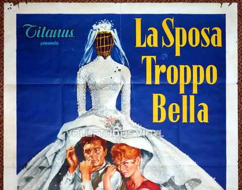 Her Bridal Night (1958) Italian 2F Poster - Top Half